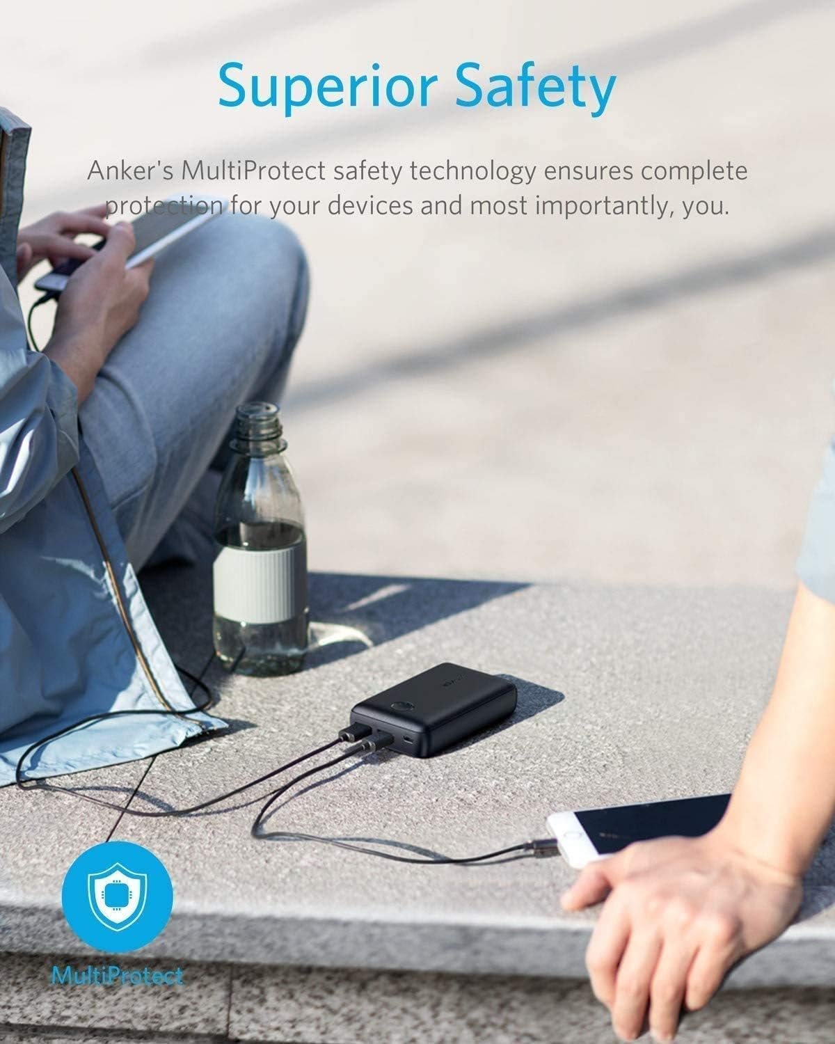 Power Bank Black 10000 mAh - Image 4