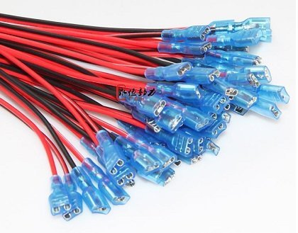 6.3mm Crimp Terminal Cable Female Spade Connector Wire