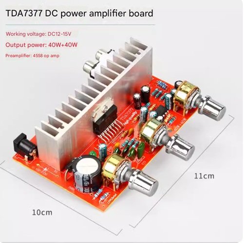 TDA7377 DC Power Amplifier Kit 40W+40W