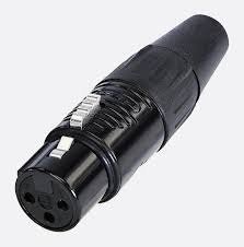 3 Pin XLR female cable connector