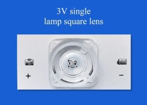 3V Single square Small Lens Lamp